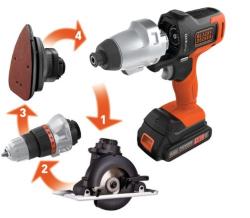 BLACK+DECKER EVO185P1 Type 1 (KR) MULTITOOL onderdelen en accessoires