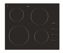 Etna T202ZTUUE01 T202ZTUU/E01 T202ZT KERAMISCHE KOOKPLAAT 60 onderdelen en accessoires